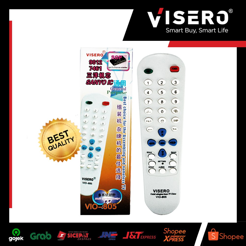 Remot / Remote Multi TV Cina Visero (VIO-805)
