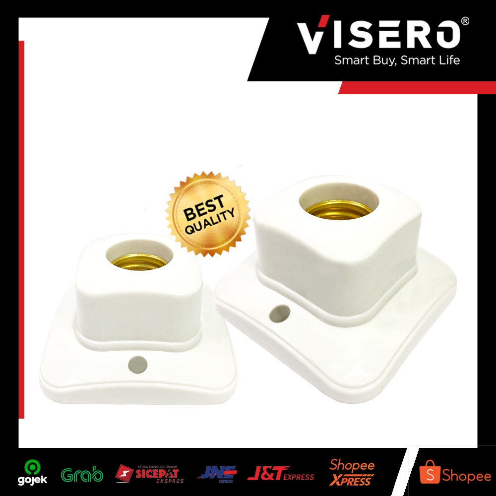 Fitting Plafon / Lampu Kotak Oval Visero (VPG-104) - Gambar 2
