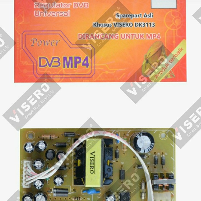 Regulator DVB Universal MP4 Merah Visero (WD-DVB-03) - Gambar 2