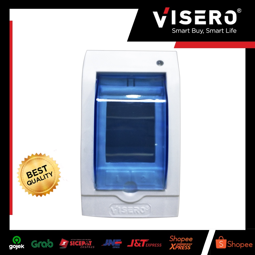 Box MCB 2 Group + LED / Fuse Box / Box Sekring Outbow Visero VCB-02LED