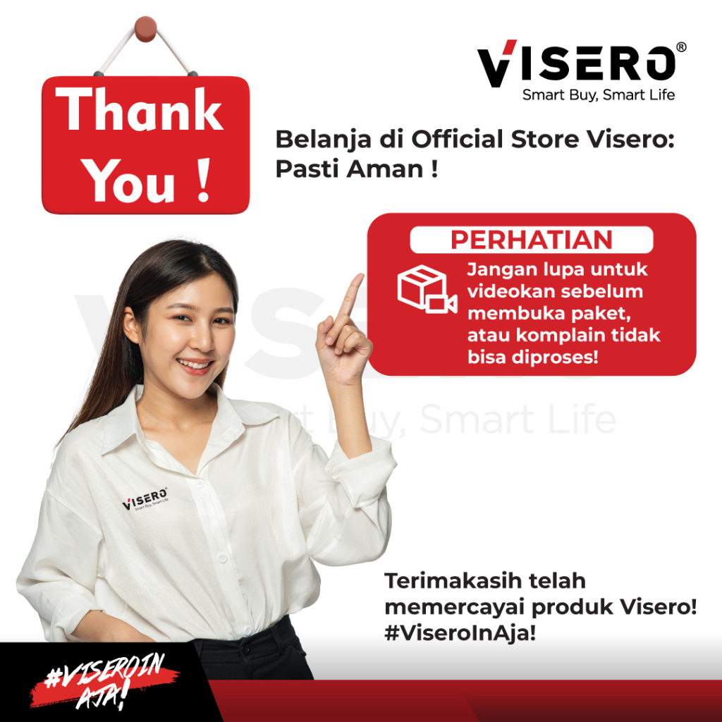T DUS 20MM CABANG 3 PUTIH VISERO (VTD-004C3A) - Gambar 2