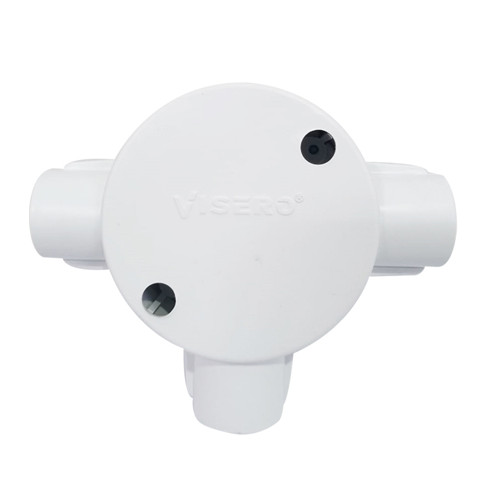 T DUS 20MM CABANG 3 PUTIH VISERO (VTD-004C3A)